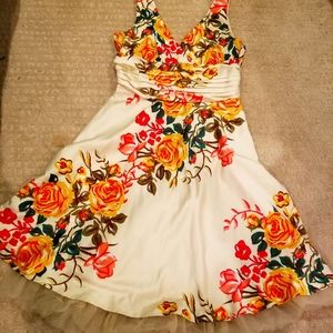 Elegant Floral Dress